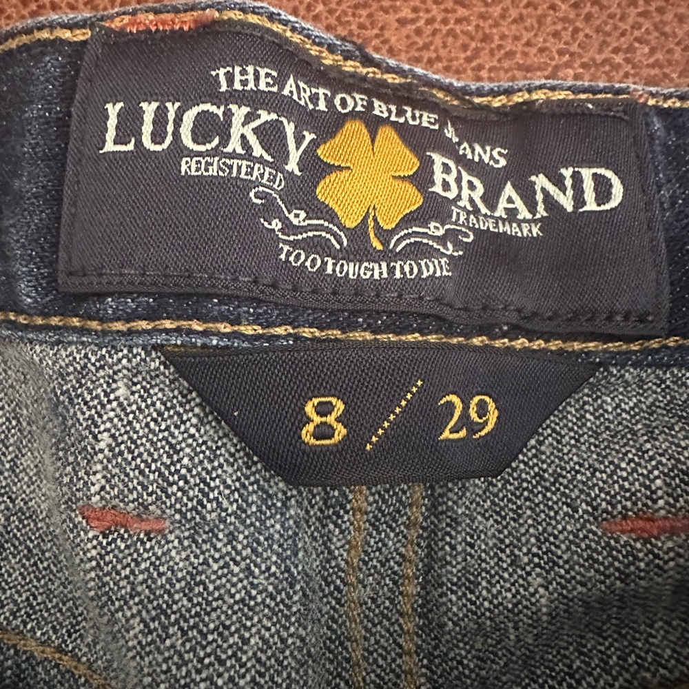 Women’s Lucky Brand Stars and Stripe jean shorts size 29 - Picture 3 of 5